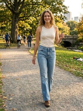 Victoria's Secret Light Blue Flare Jeans